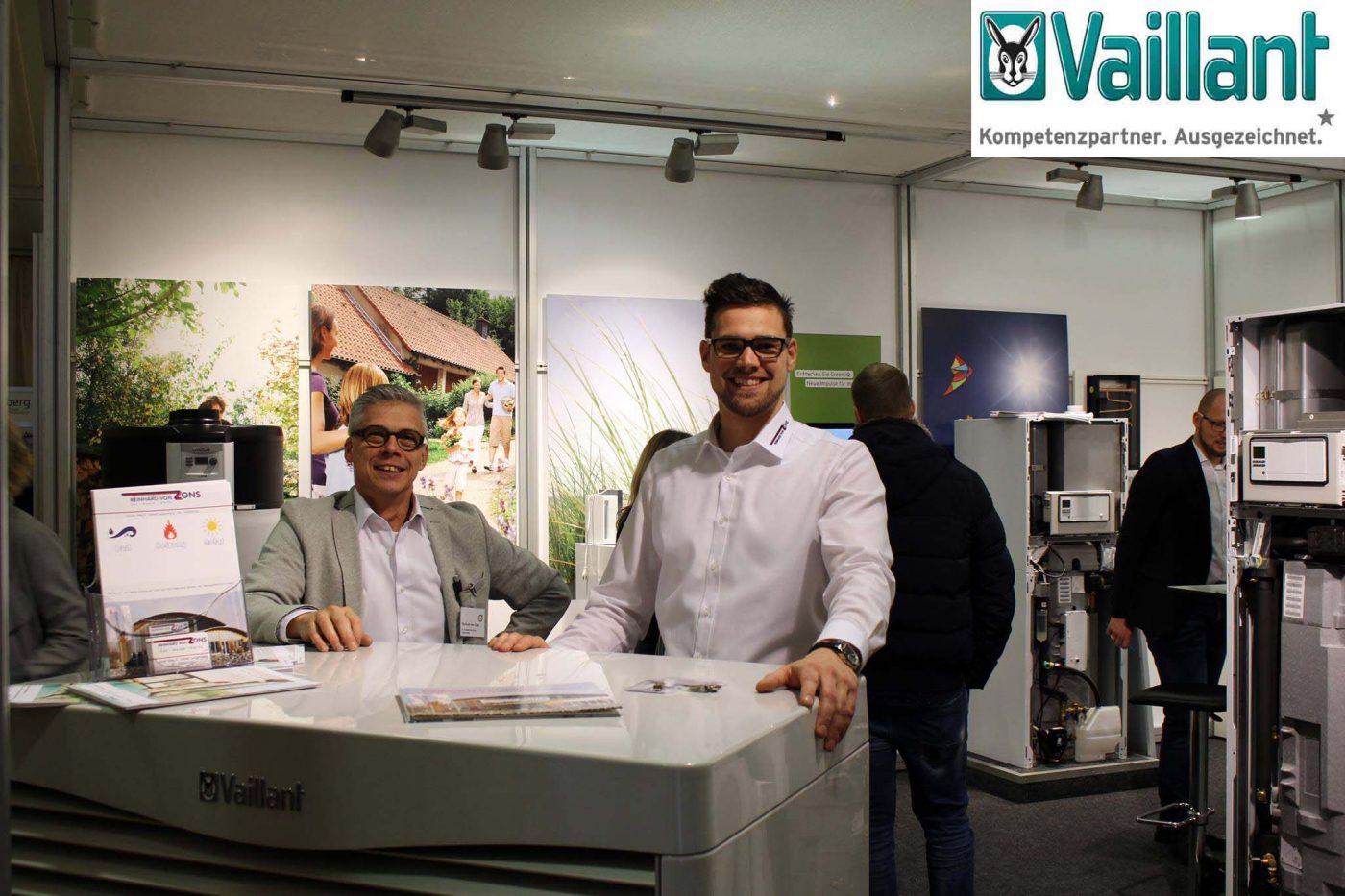 Reinhard und Marcel von Zons als Vaillant Kompetenzpartner