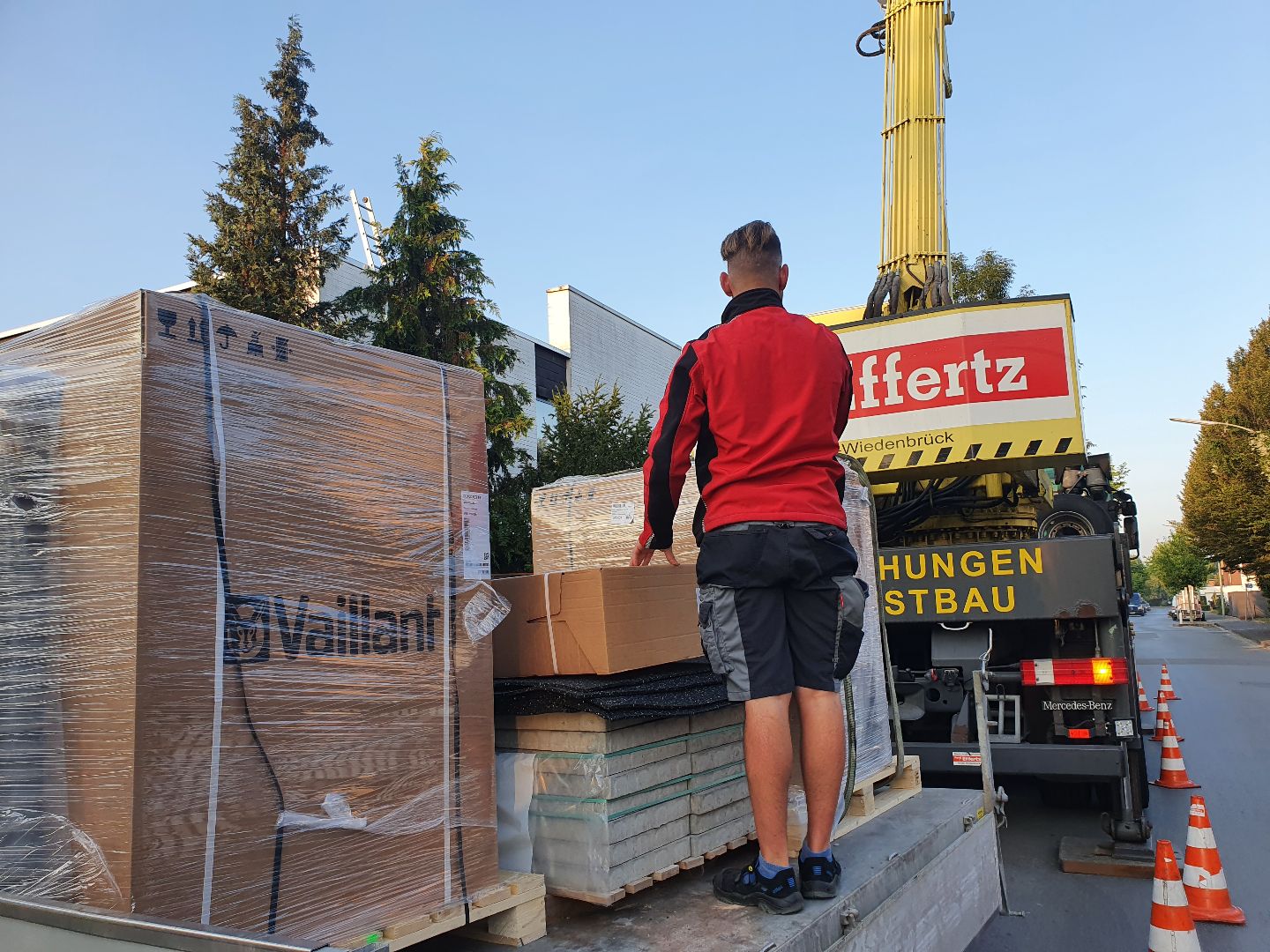 Modernisierte Heizungsanlage in einem Wohnhaus